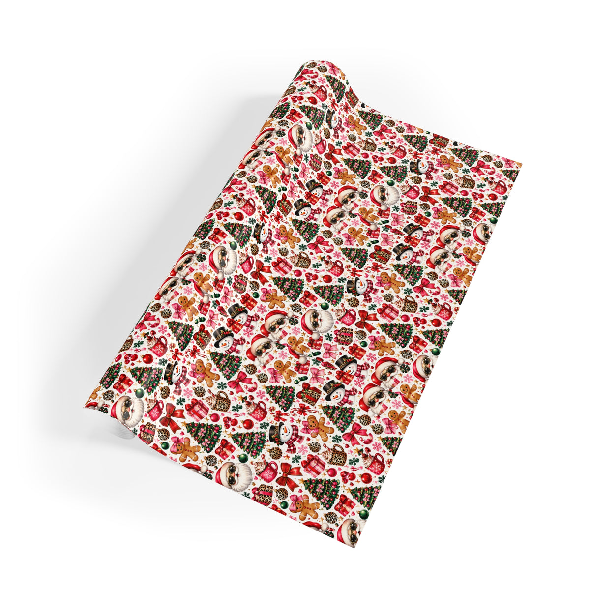 Leopard Christmas Wrapping Paper