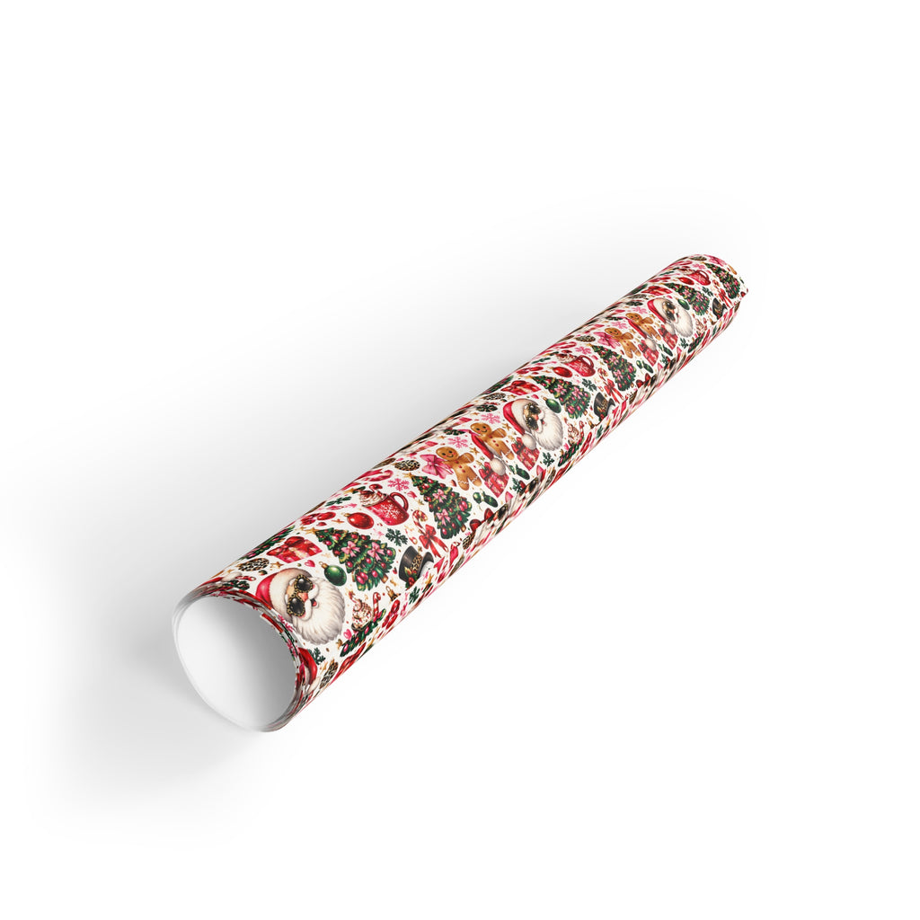 Leopard Christmas Wrapping Paper