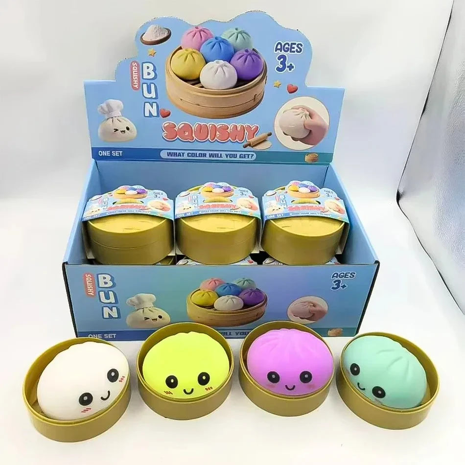 Colorful Dumpling Squishy Fidget Toy