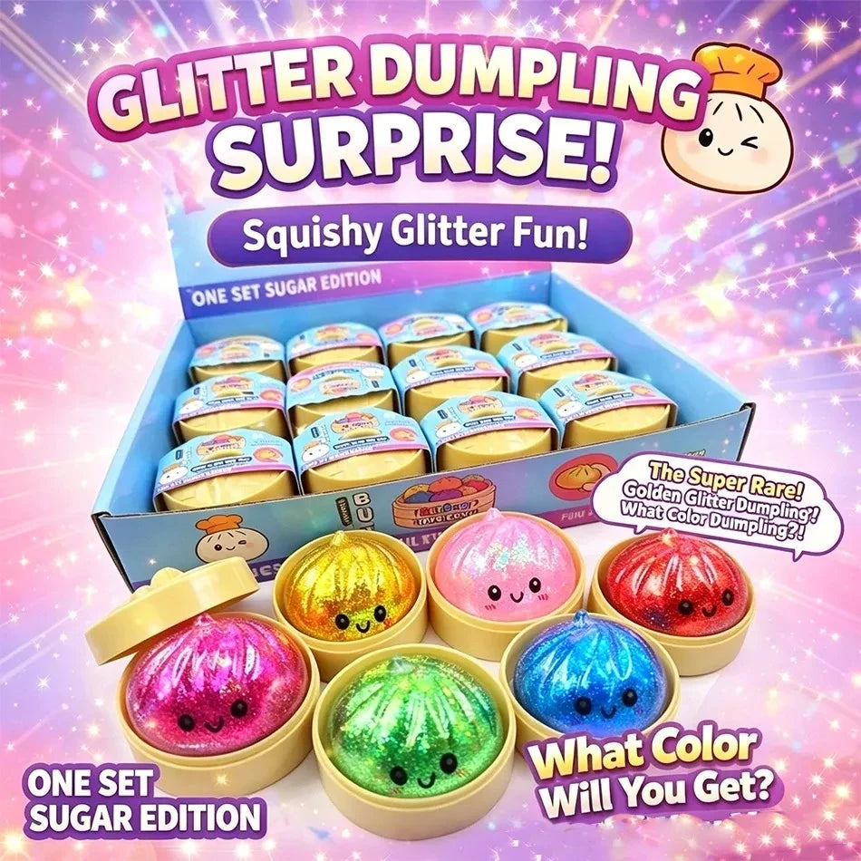 Colorful Dumpling Squishy Fidget Toy