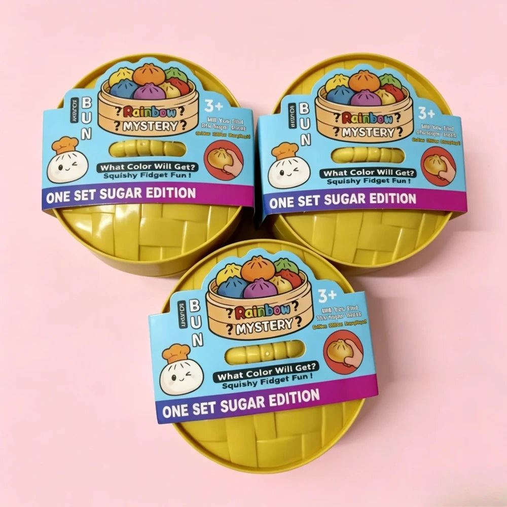 Colorful Dumpling Squishy Fidget Toy