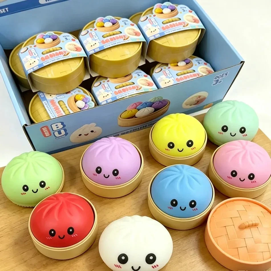 Colorful Dumpling Squishy Fidget Toy
