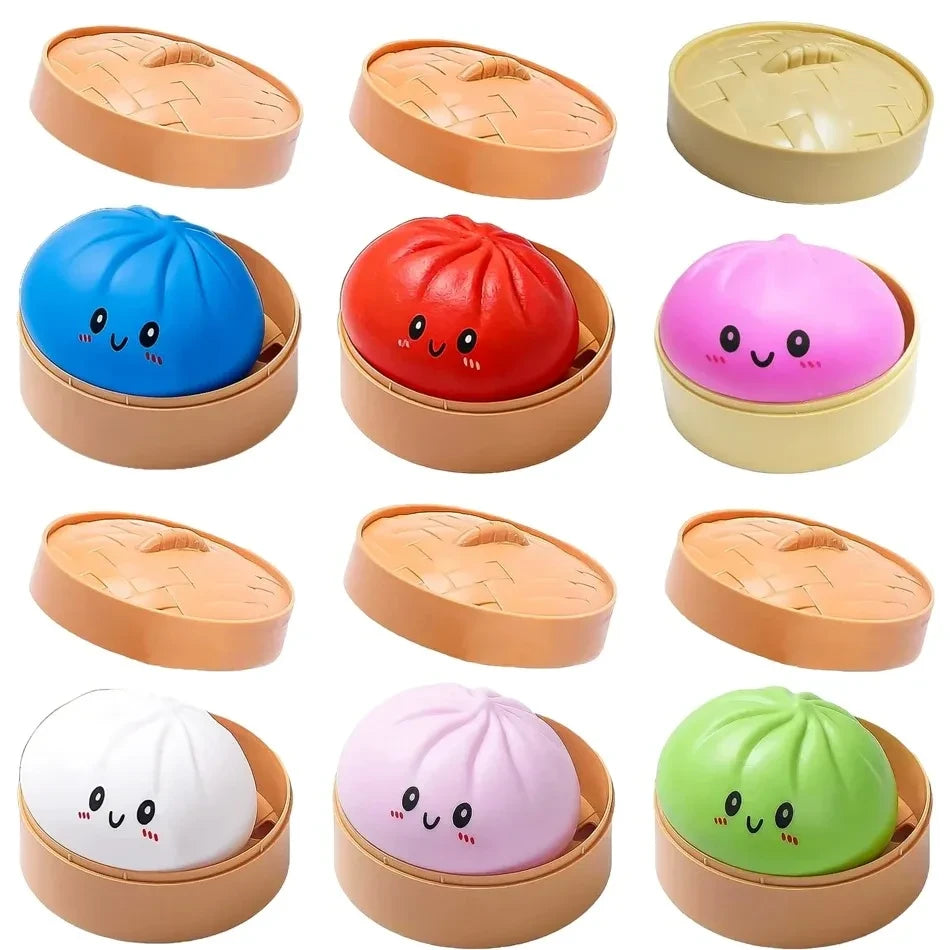 Colorful Dumpling Squishy Fidget Toy