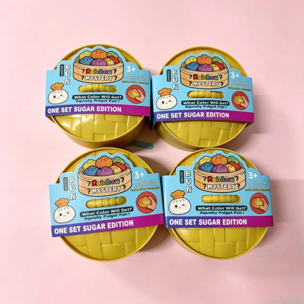 Colorful Dumpling Squishy Fidget Toy