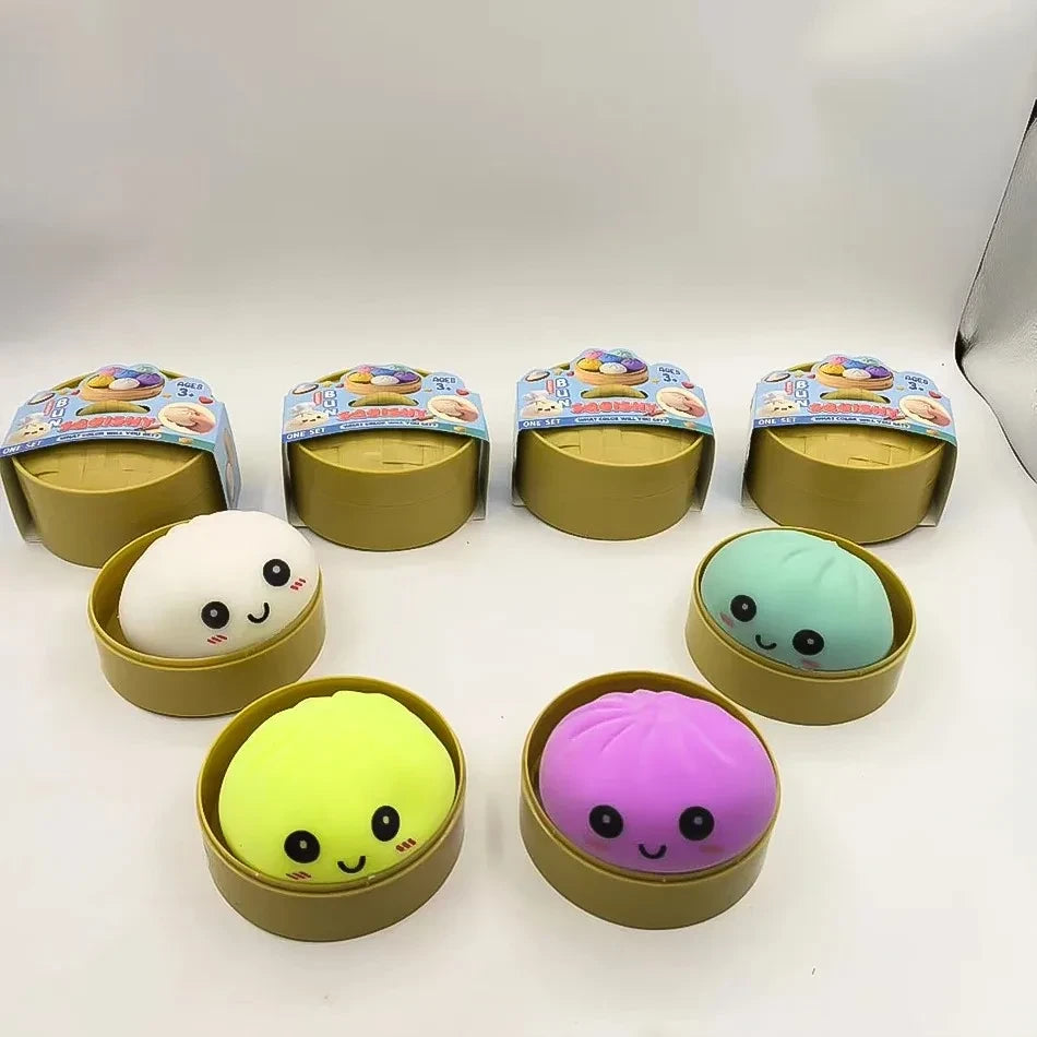 Colorful Dumpling Squishy Fidget Toy