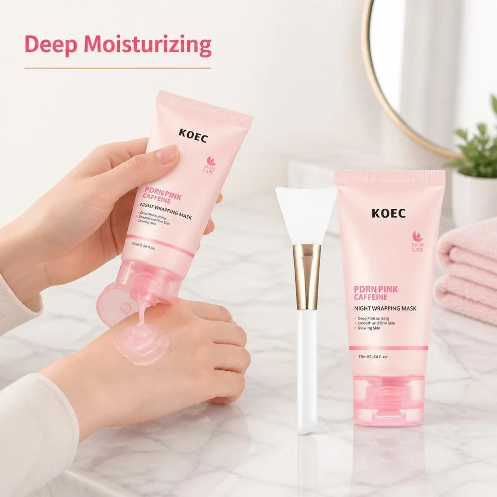 KOEC PDRN Pink Caffeine Overnight Face Mask