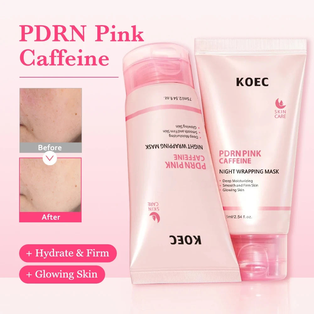 KOEC PDRN Pink Caffeine Overnight Face Mask