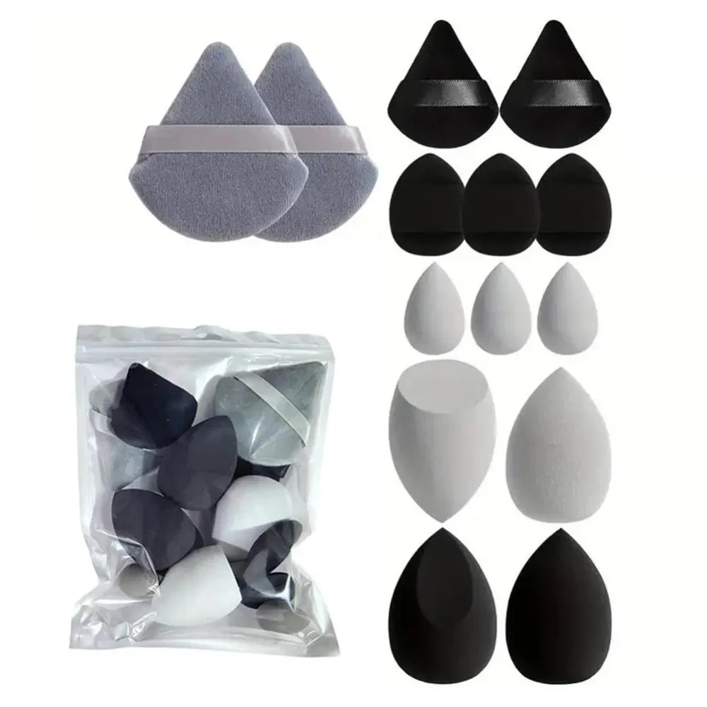 Cosmetic Sponge and Powder Puff Set
