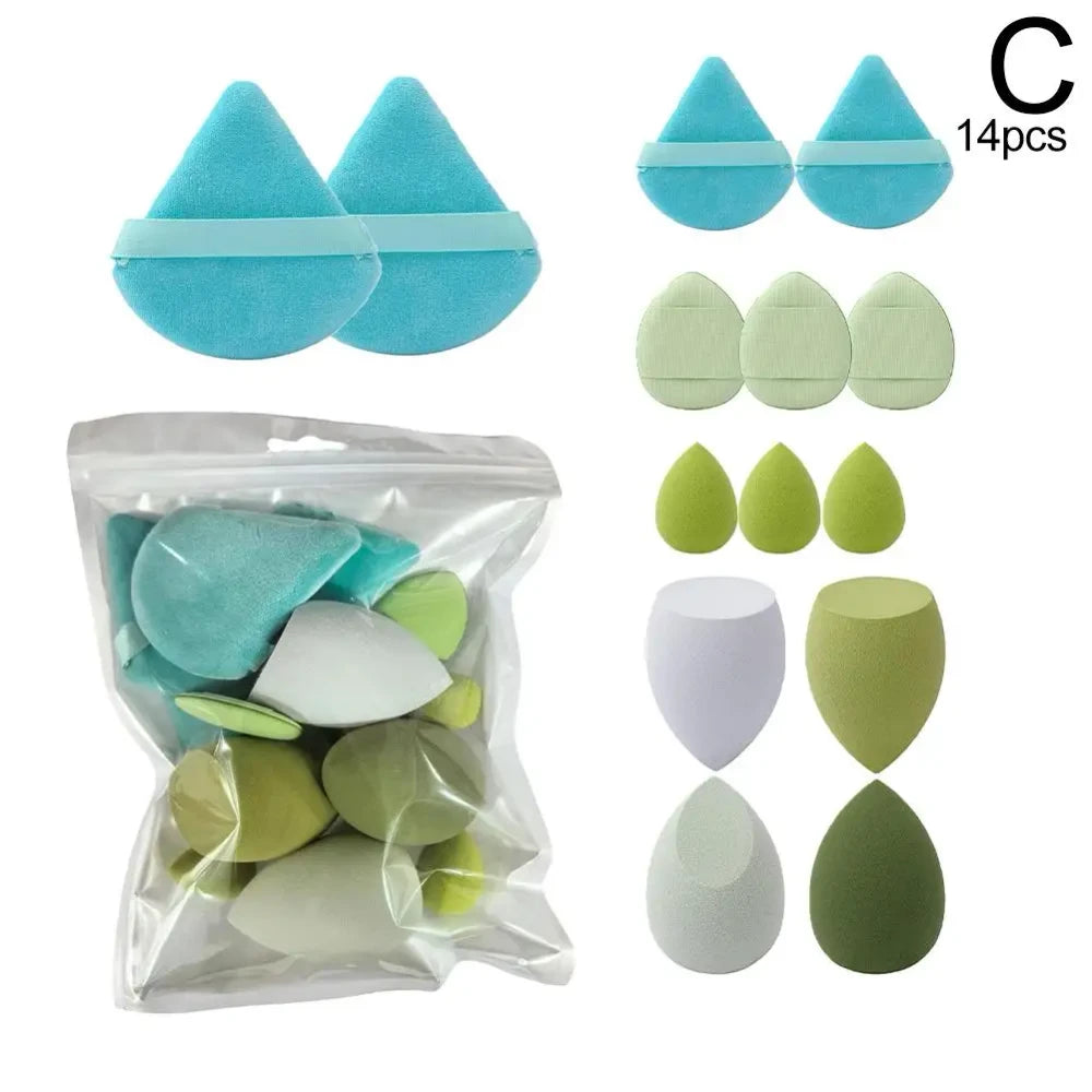 Cosmetic Sponge and Powder Puff Set