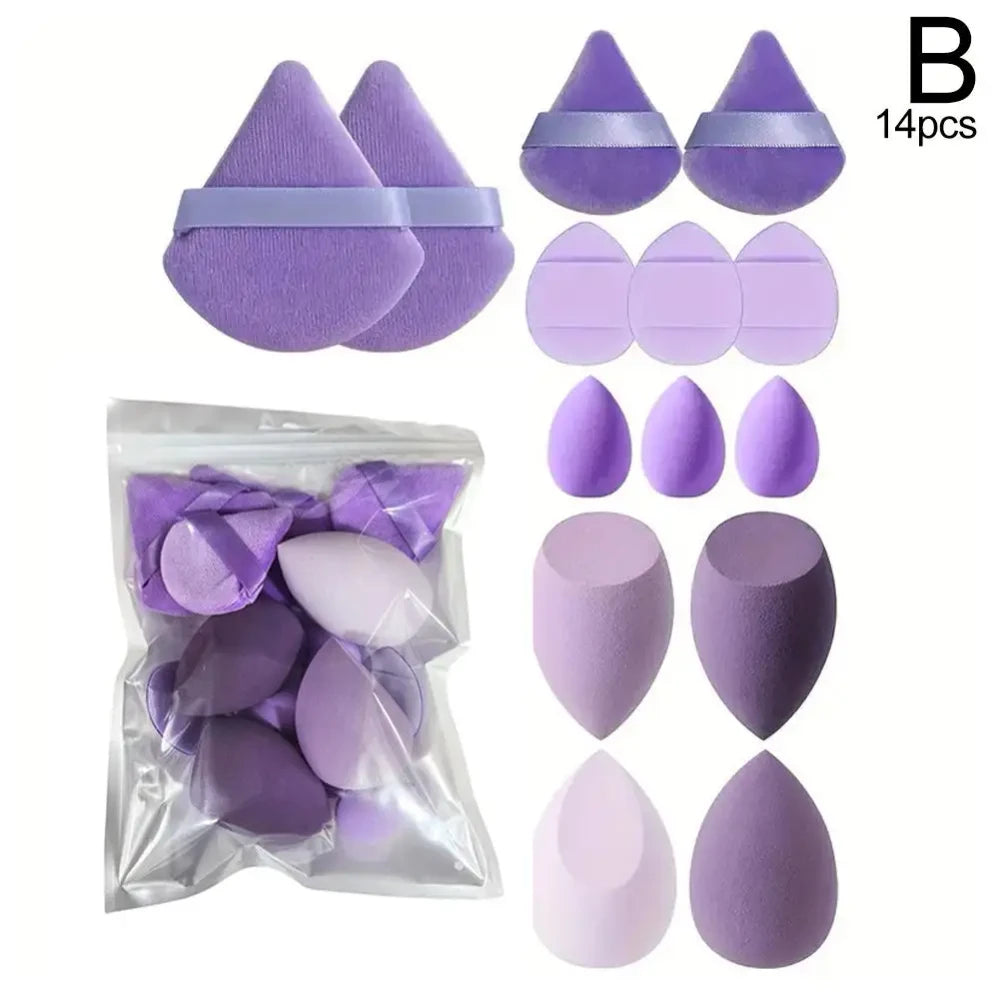 Cosmetic Sponge and Powder Puff Set
