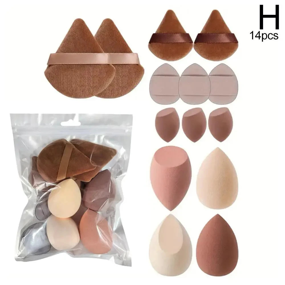 Cosmetic Sponge and Powder Puff Set