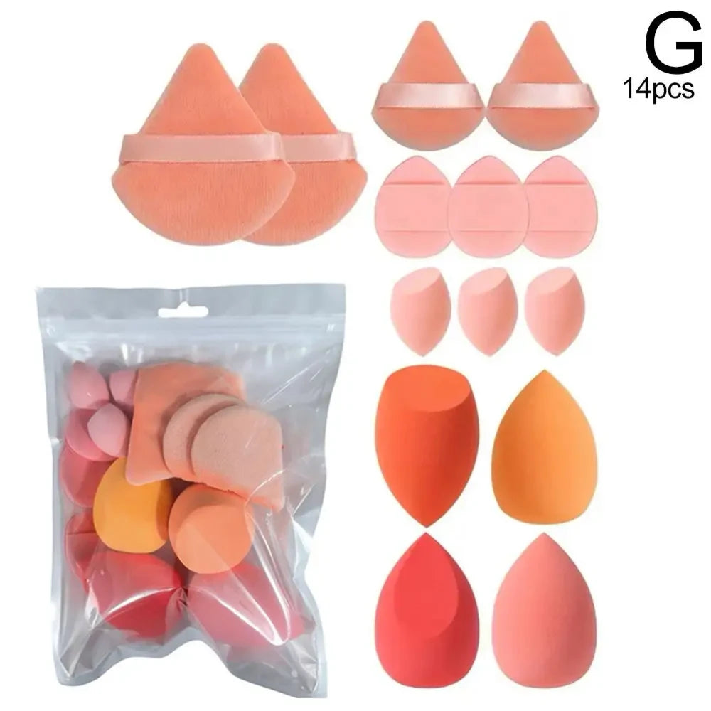 Cosmetic Sponge and Powder Puff Set