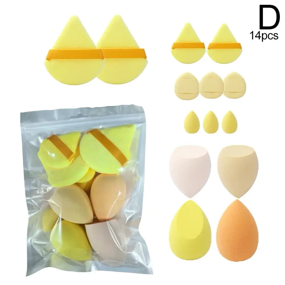 Cosmetic Sponge and Powder Puff Set