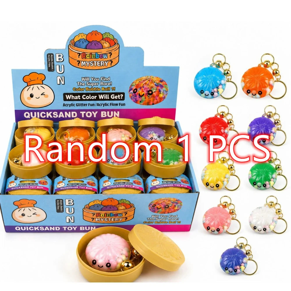 Glitter Dumpling Keychain