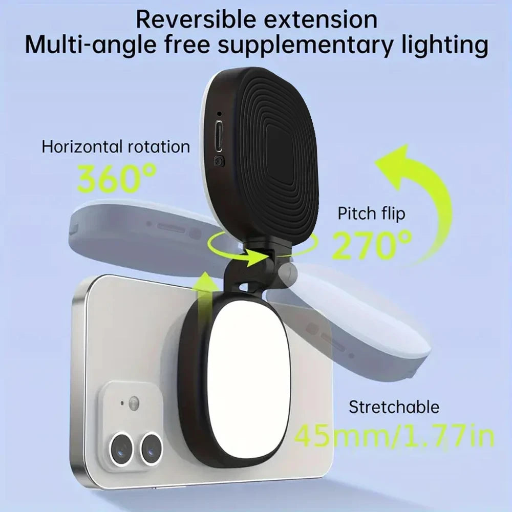 Magnetic Cellphone Light and Mirror