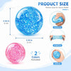 Glitter Squishy Stress Ball Two Pack