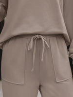 Mock Neck Wide Leg Lounge Set