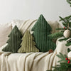 Velvet Christmas Tree Throw Pillows