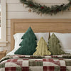 Velvet Christmas Tree Throw Pillows
