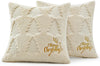 Embroidered Reindeer Christmas Pillow Covers