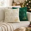 Embroidered Reindeer Christmas Pillow Covers