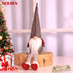 Long Legged Christmas Gnome Set