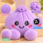 Plush Dumpling Toy With Steamer Basket
