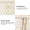 Quilted Floral Makeup Bag