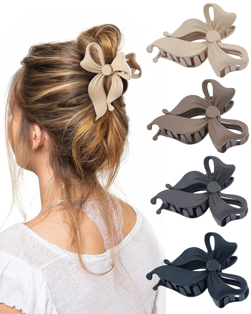 Large Bow Hair Claw Clips