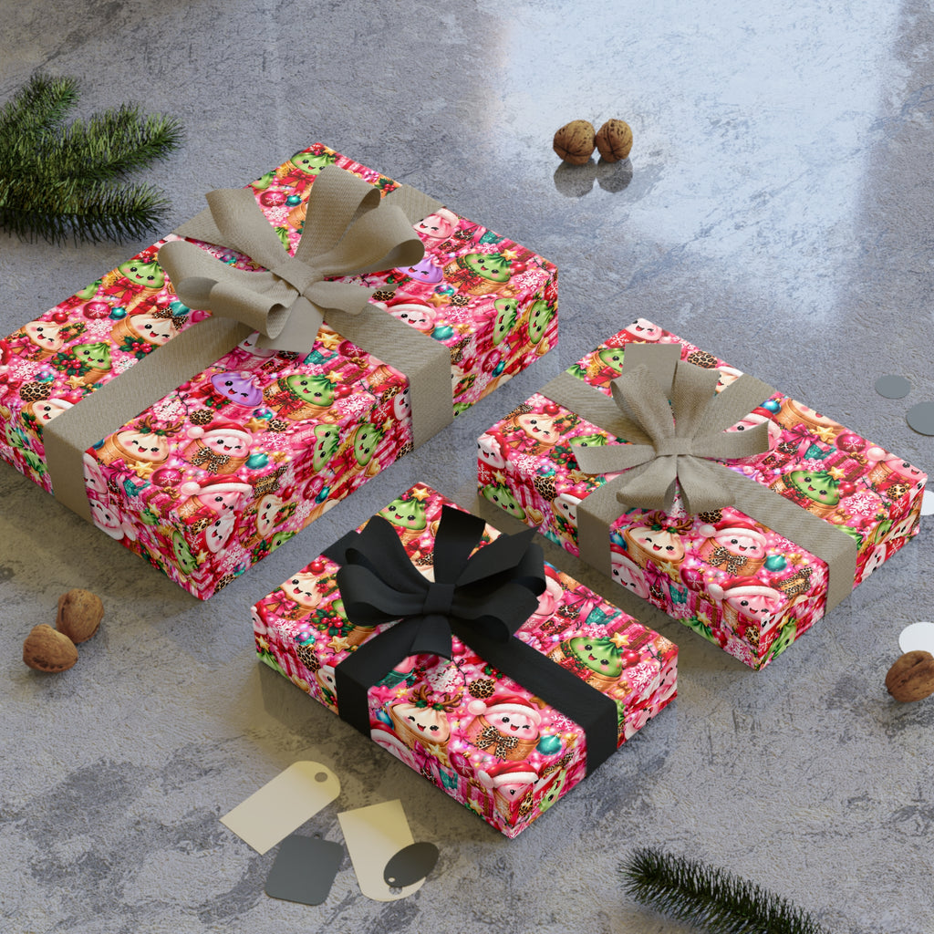 Pink Dumpling Wrapping Paper