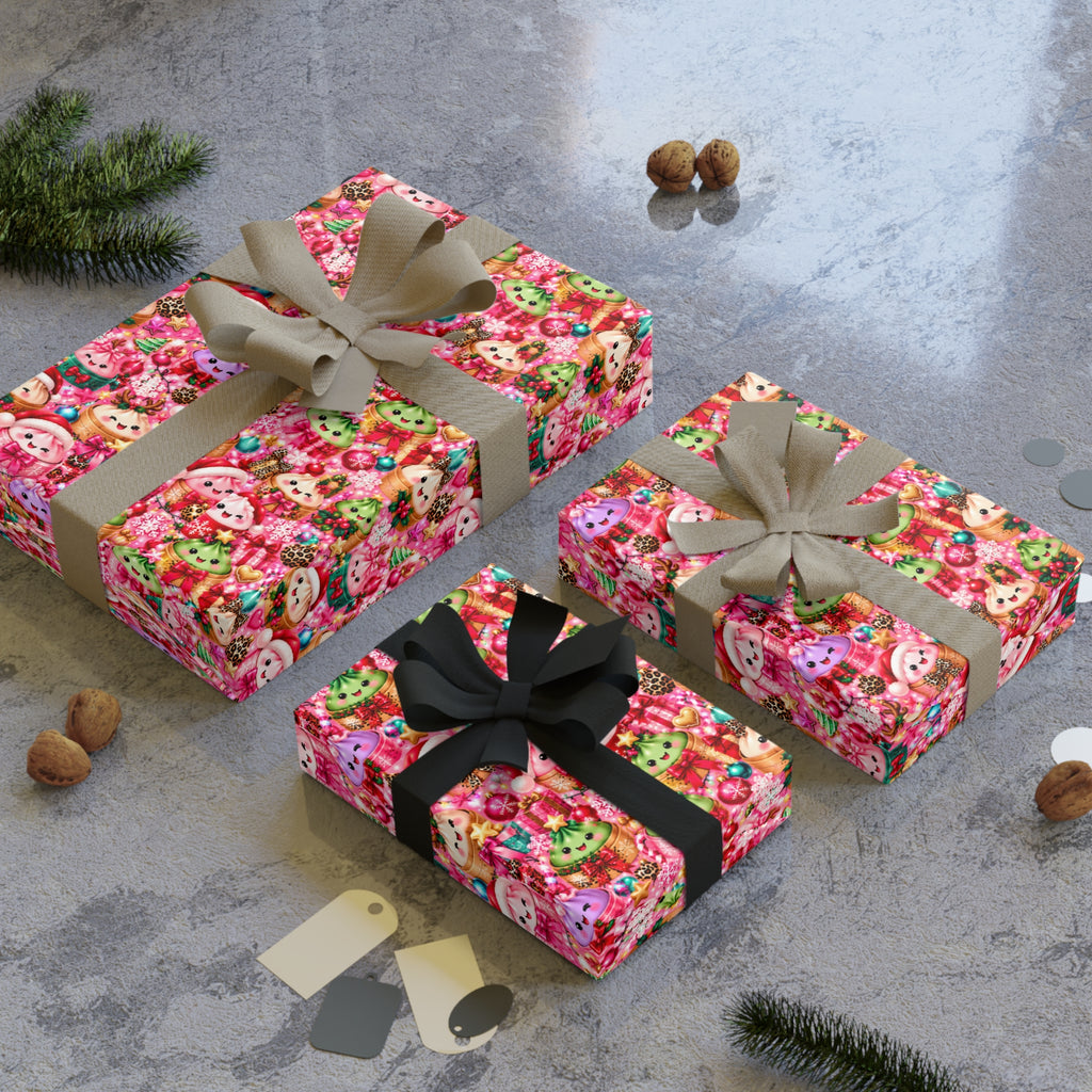 Pink Dumpling Wrapping Paper